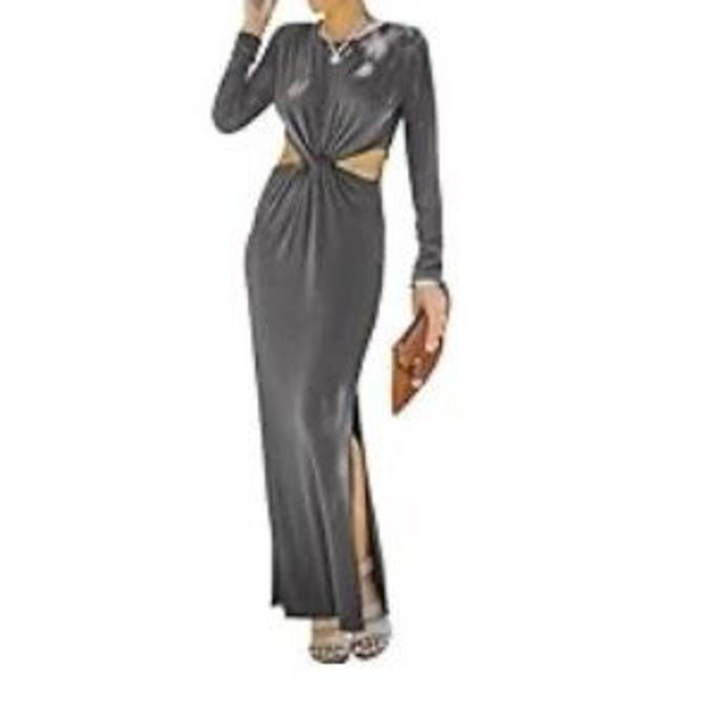 Long Sleeve Cutout Dress